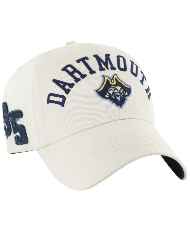 Men's Cream Dartmouth Big Green Clubhouse Faber Clean Up Adjustable Hat