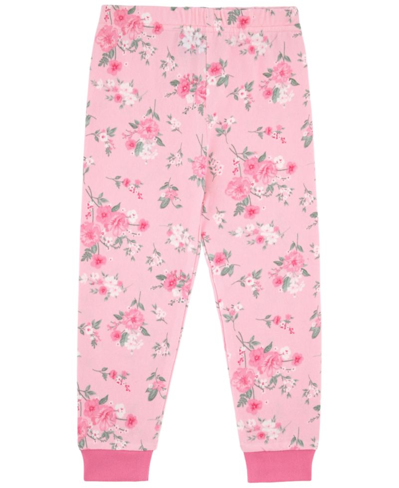 Girls' 12M-5T Ditsy Floral Pajama with Socks, 3-Piece Set
