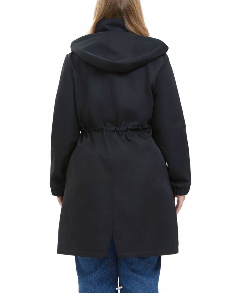 Plus Size Hooded Anorak Jacket