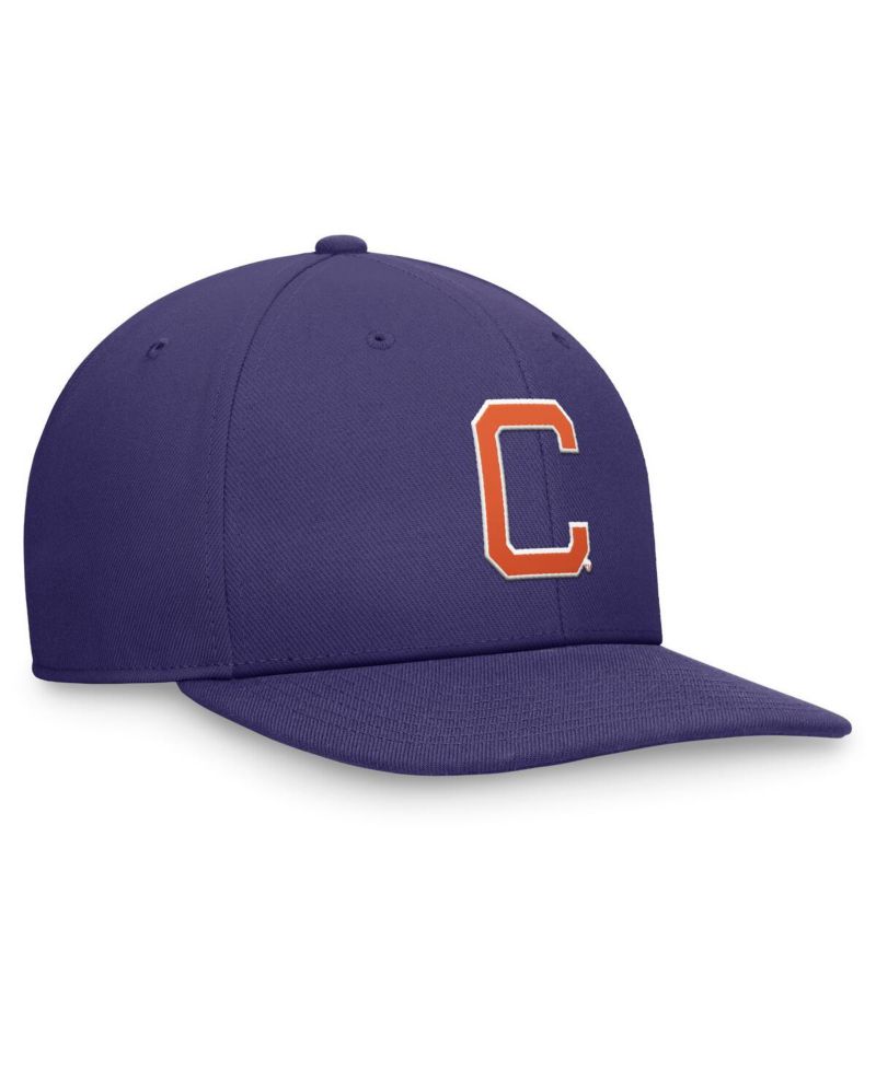 Men's Purple Clemson Tigers Primetime Pro Snapback Hat