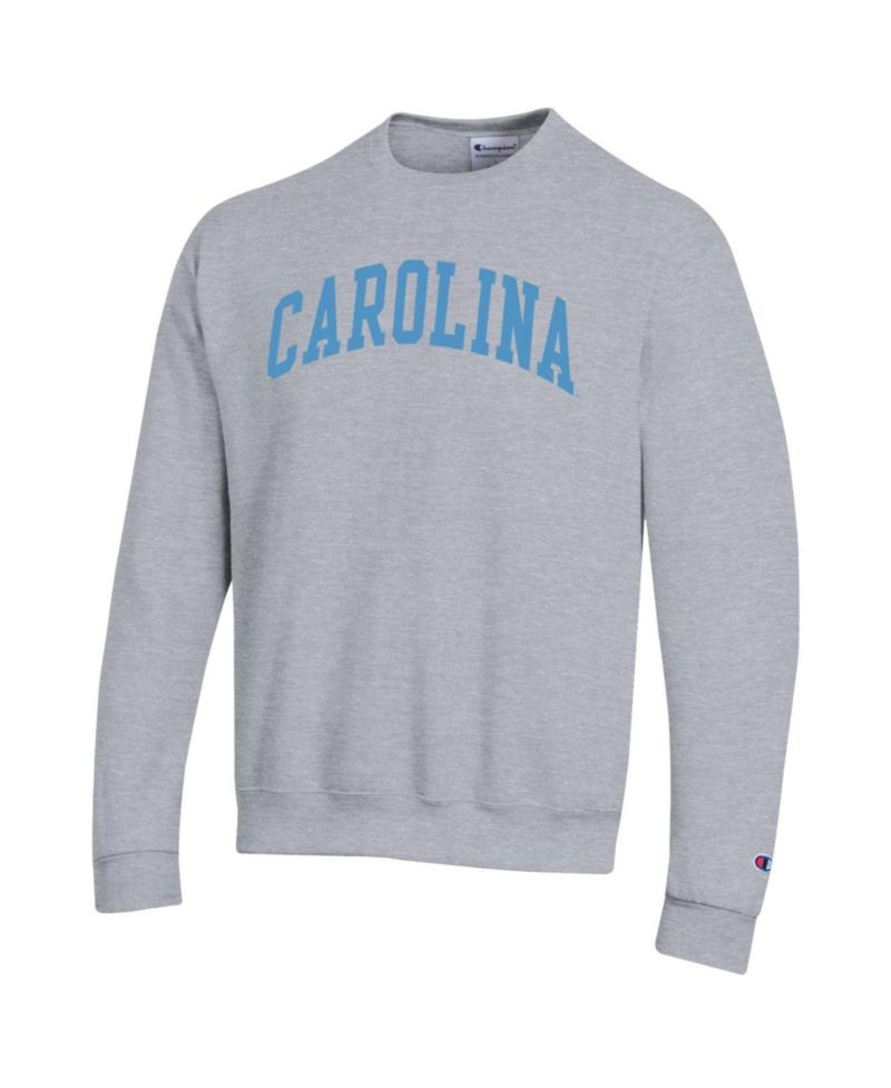 Men's Carolina Blue North Carolina Tar Heels Basic Arch Fleece Pullover Sweatshirt