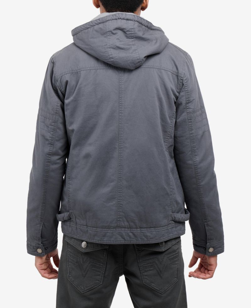 Men's Hooded Military Jacket