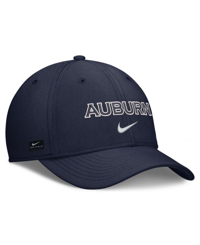 Men's Navy Auburn Tigers Rise On-Field Swoosh Flex Dri-FIT Flex Hat