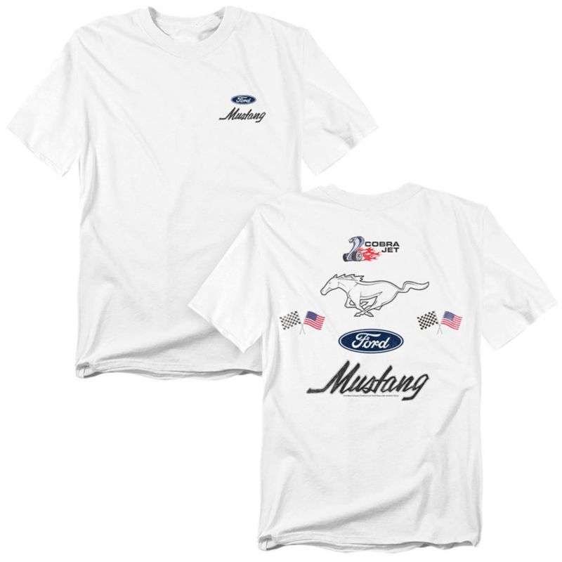 Men's Ford Logo Stack Front Back T-Shirt