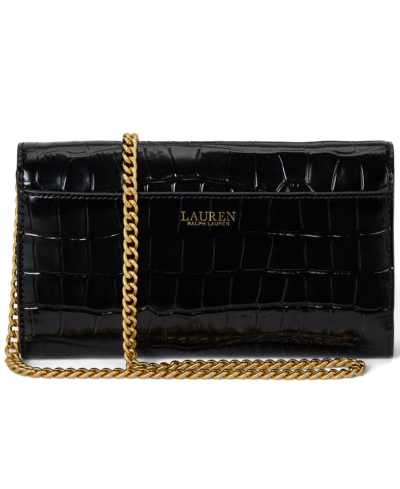 Adair II Croc-Embossed Small Crossbody Bag