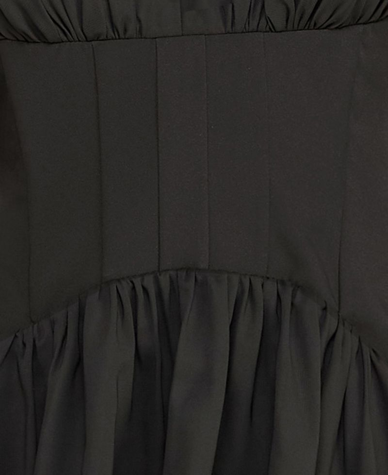 Juniors' Halter Drop Waist Chiffon Dress