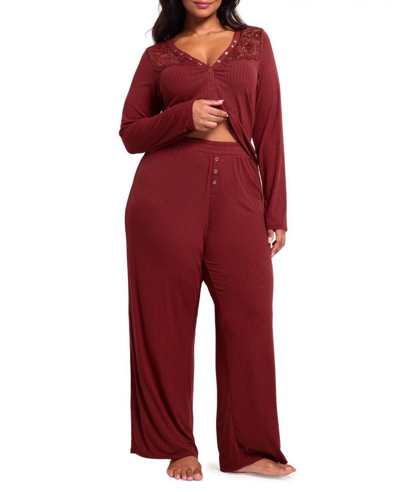 Plus Size Zahra Pajama Lounge Set