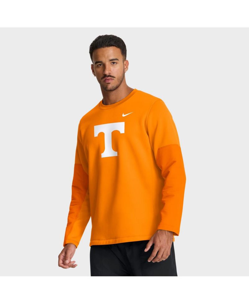 Men's Tennessee Orange Tennessee Volunteers 2025 Sideline Coach Performance Long Sleeve T-Shirt