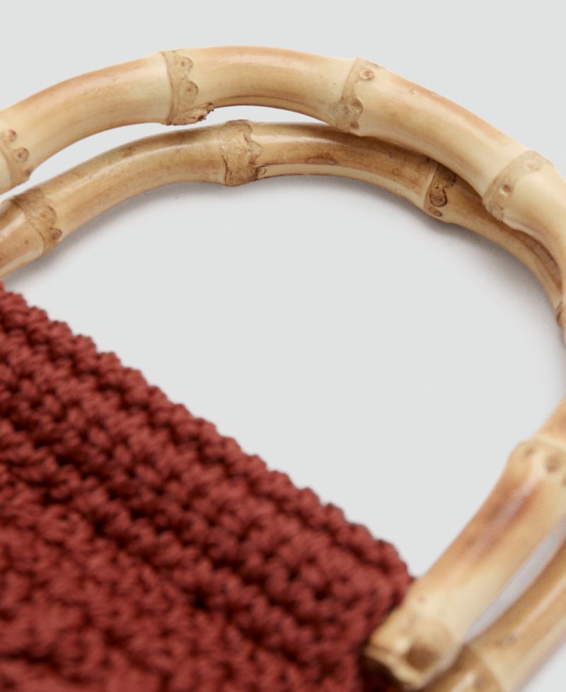 Women's Bamboo Handle Handbag
