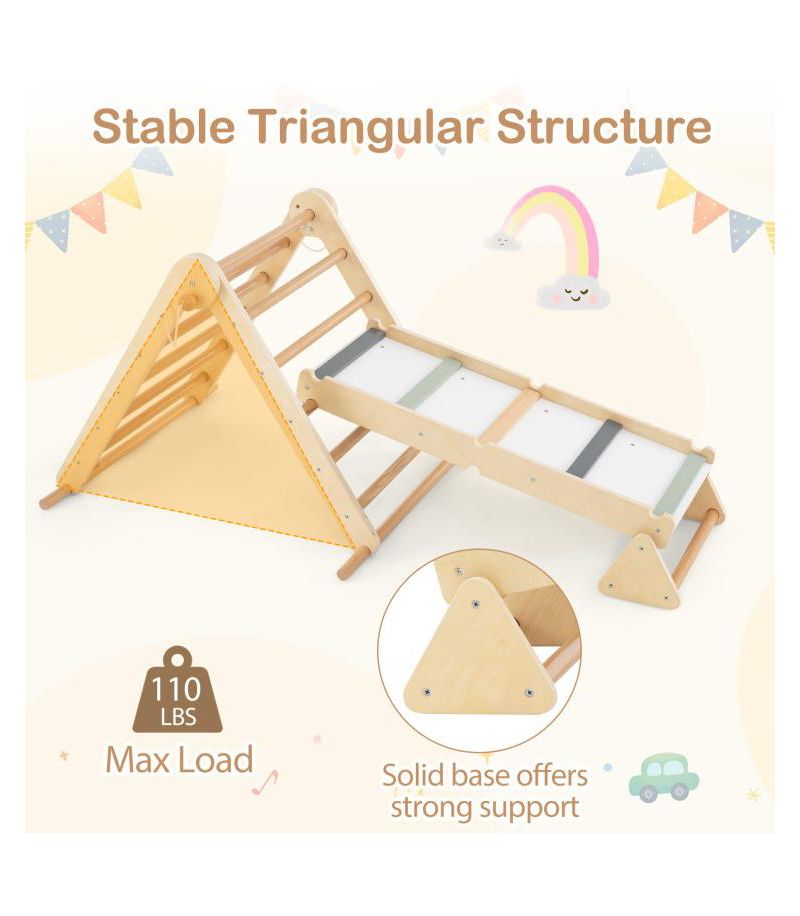 3-in-1 Foldable Climbing Triangle Set