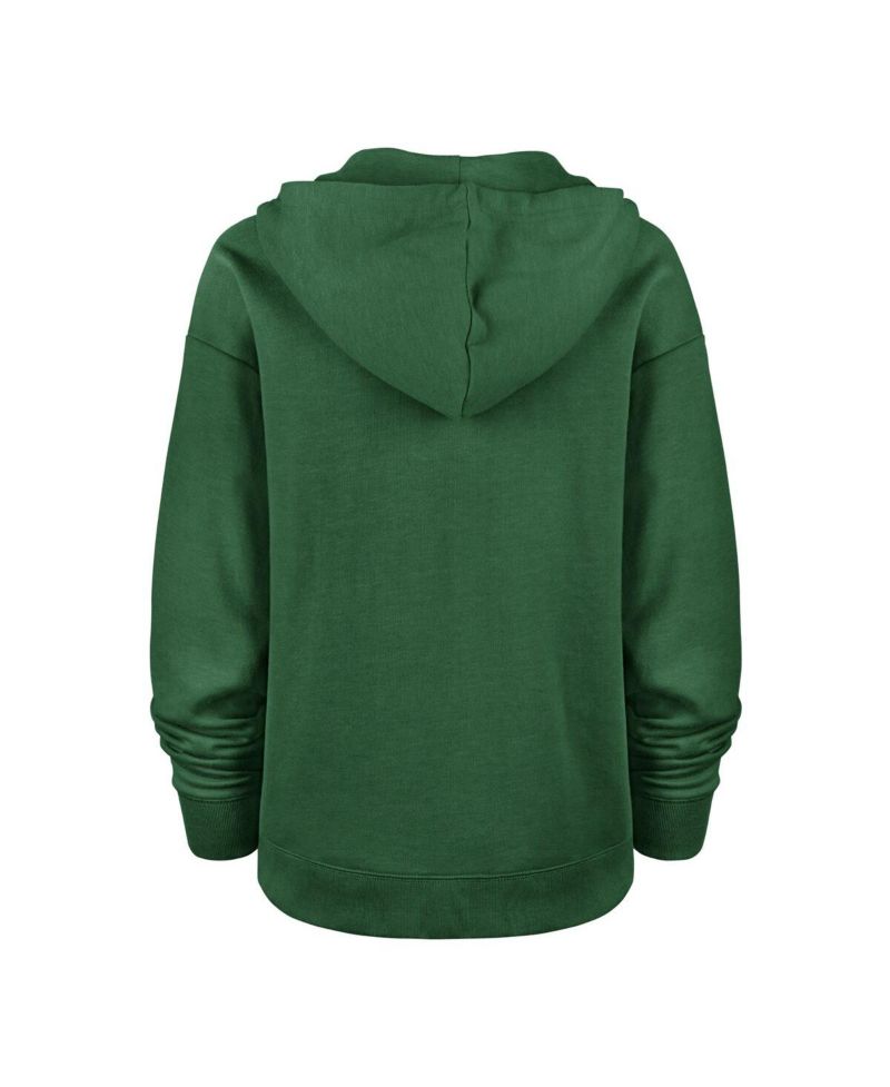 Women's Kelly Green New York Jets Plus Size Clarity Kennedy Pullover Hoodie
