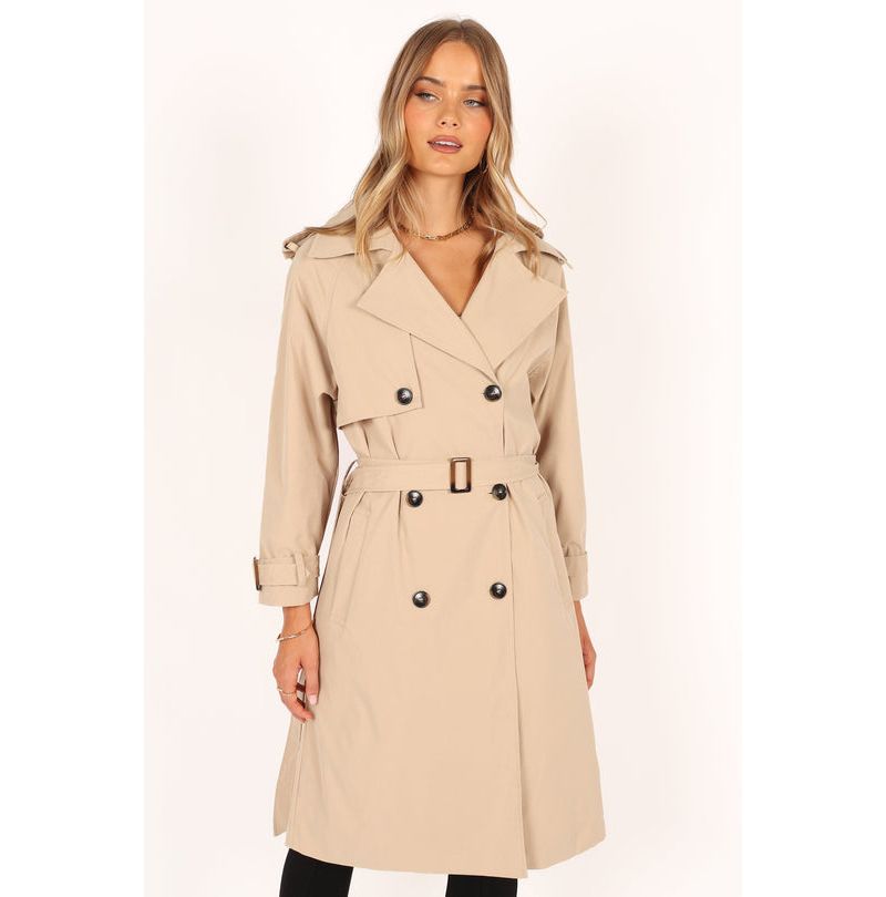 Women's Trina Button Front Trench Coat