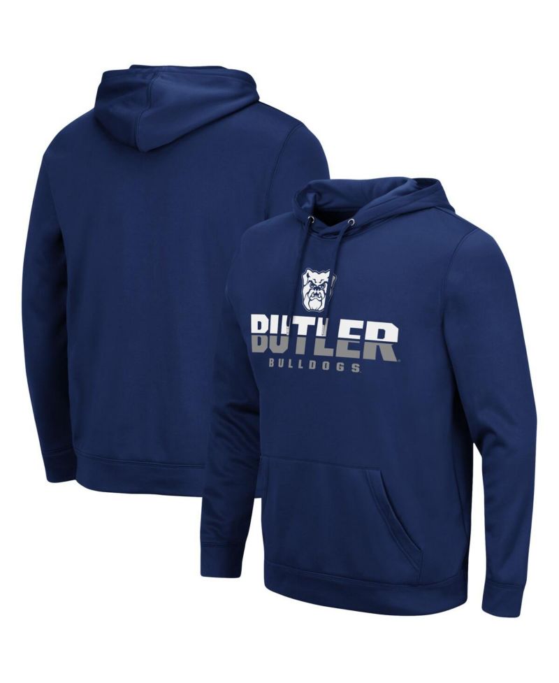 Men's Navy Butler Bulldogs Lantern Pullover Hoodie