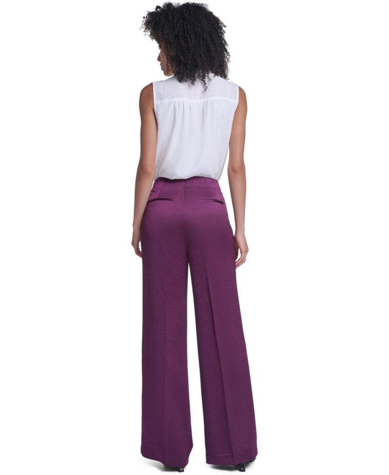 Women's High-Waisted Wide-Leg Pants