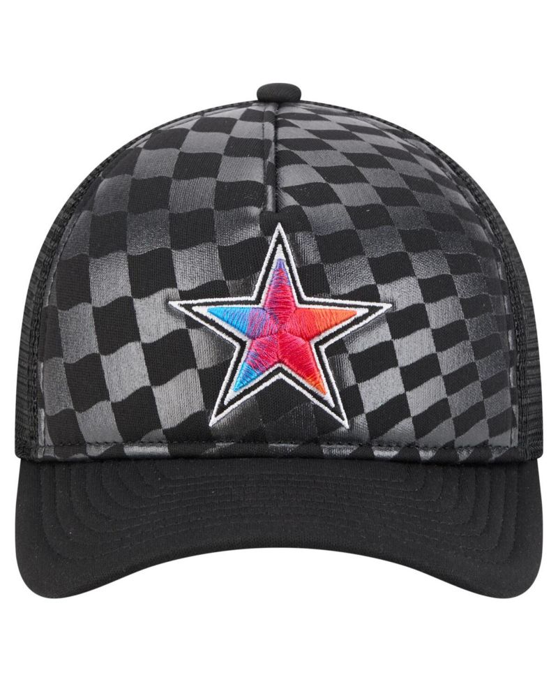 Men's Black Dallas Cowboys Gradient 9FORTY Adjustable Hat