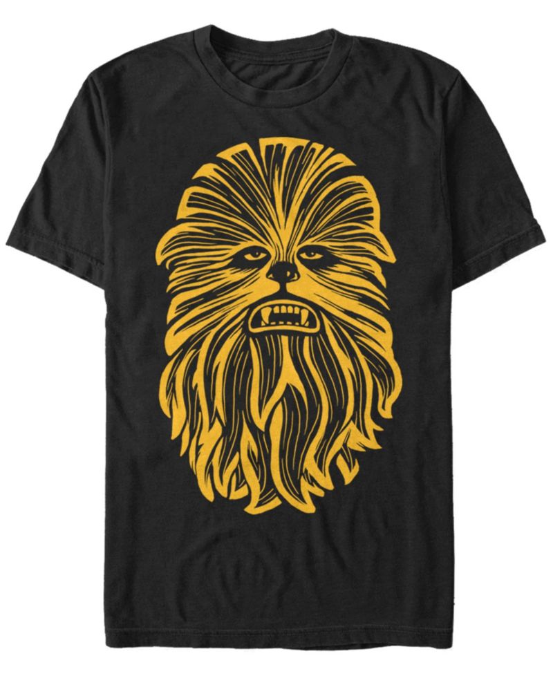 Star Wars Men's Classic Chewbacca Face Short Sleeve T-Shirt