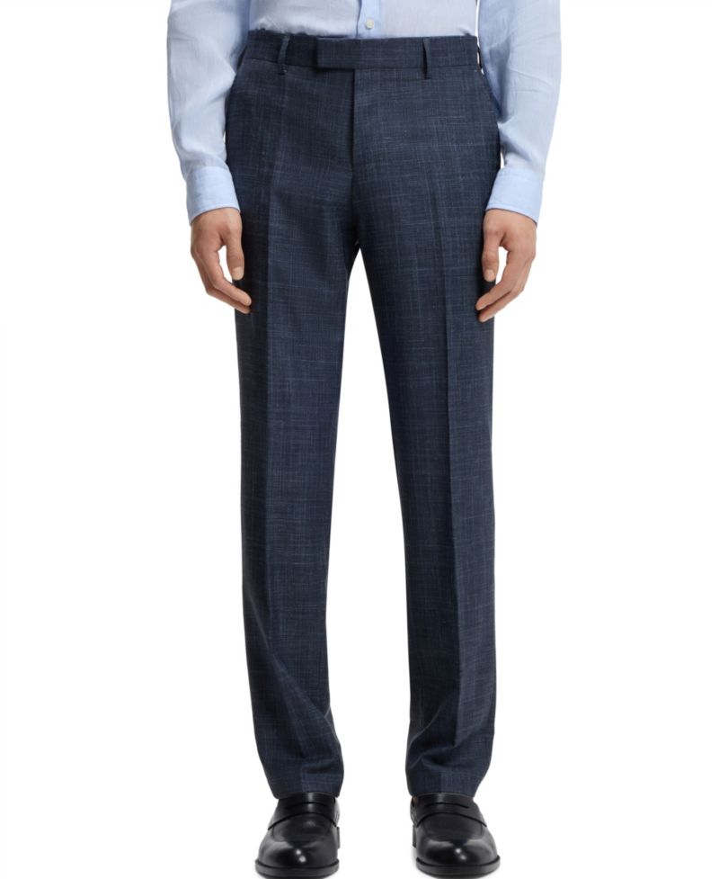 Men's Wool Blend Two-Piece Slim-Fit Suit