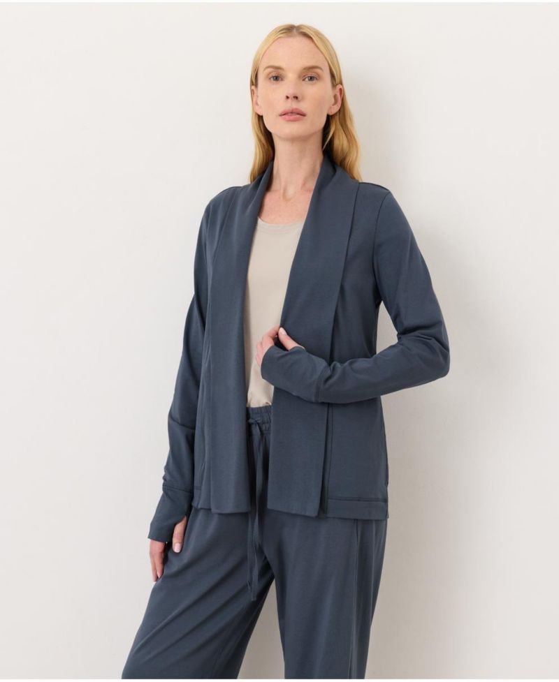 Women's Luxe Signature Swing Cardigan Made with Organic Cotton