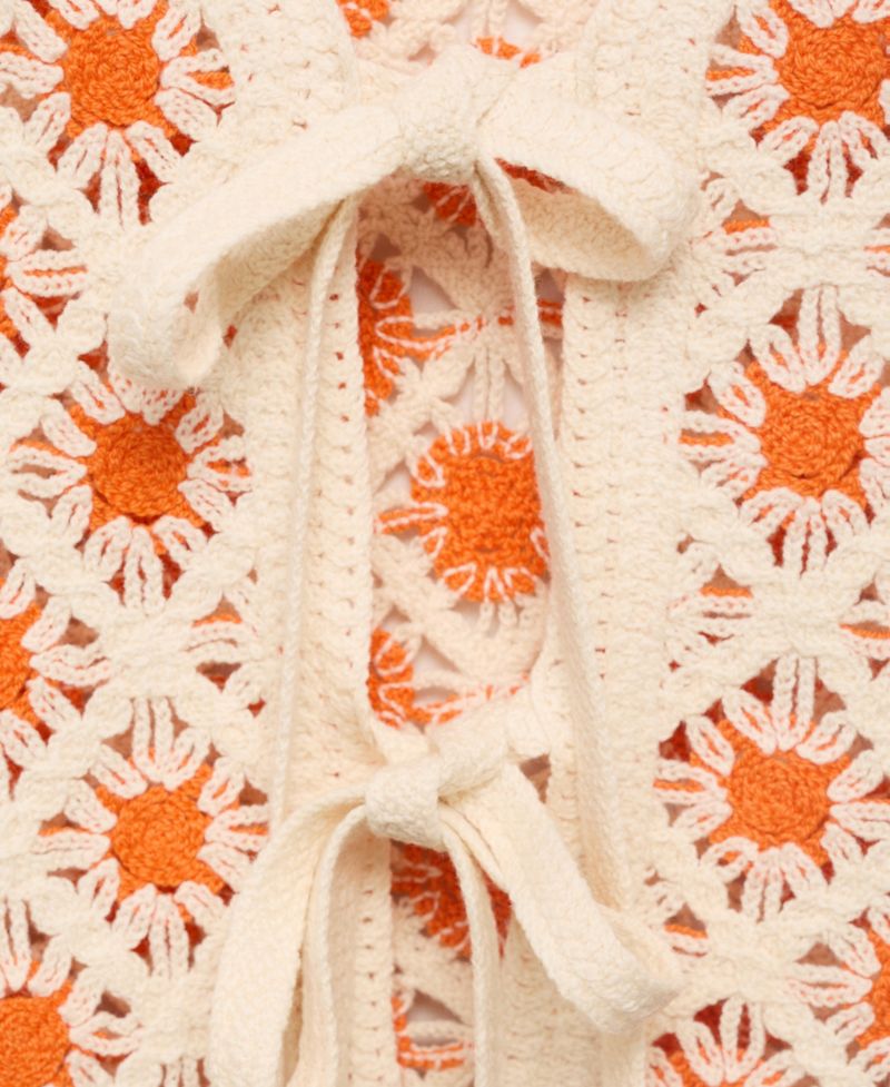 Women's Crochet Ties Top