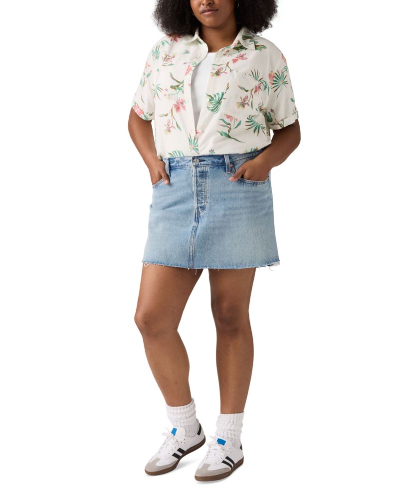 Premium Women's Icon Cotton Denim Skirt
