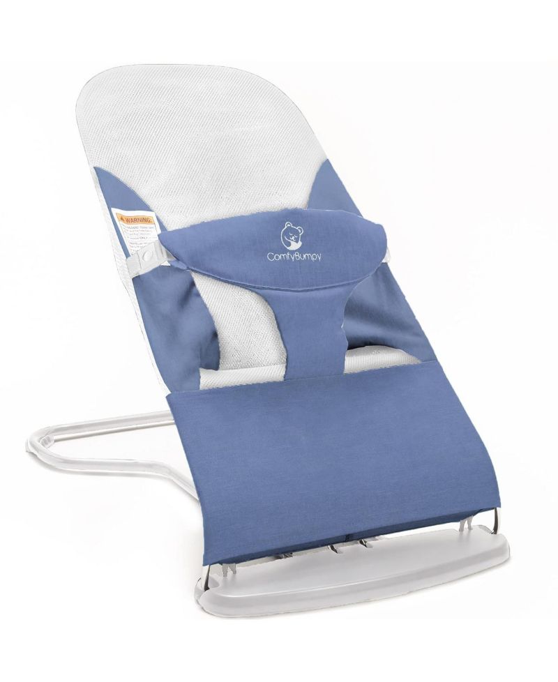 Kids Portable 2 in 1 Bouncer – Versatile Bouncer Chair Bouncer with Ergonomic Support to Use, Oatmeal