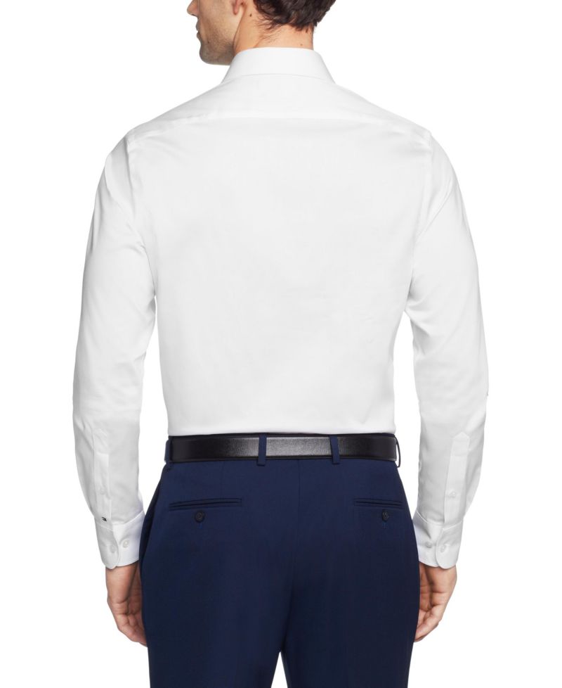 Men's Flex Wrinkle Free Stretch Twill Dress Shirt, Regular & Slim Fit