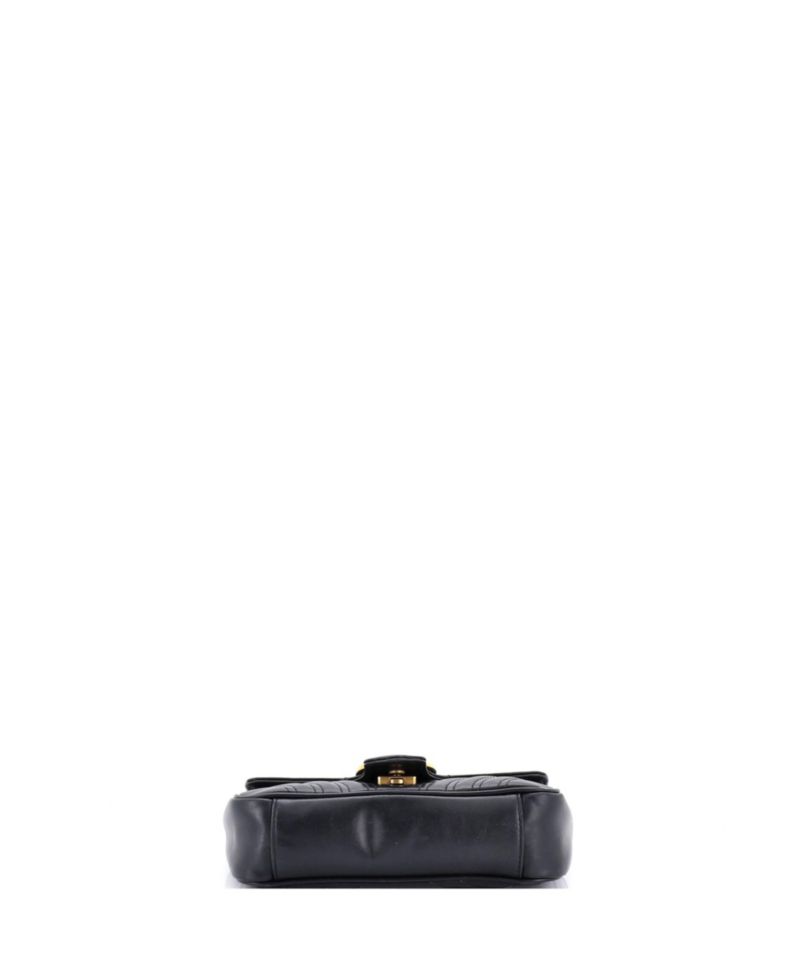 Small GG Marmont Flap Bag Matelasse Leather