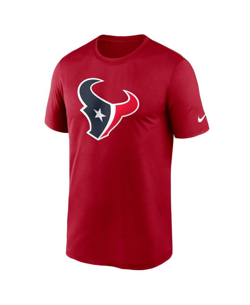 Men's Red Houston Texans Primetime Legend Logo Performance T-Shirt