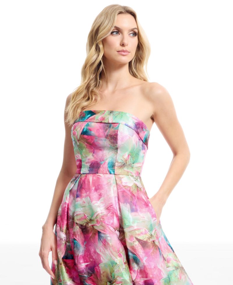 Women's Mika Strapless Floral Dress