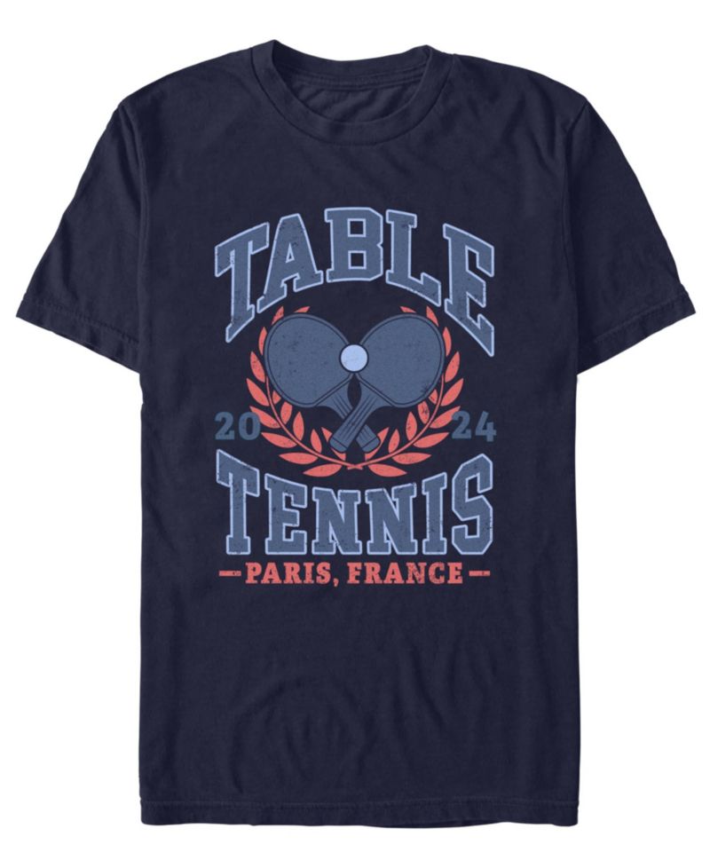 Men's Table Tennis Graphic Crew Neck T-Shirt