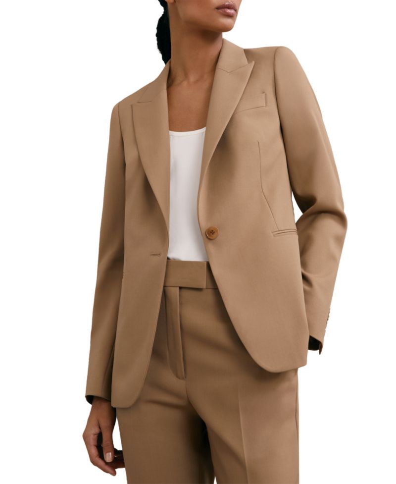 Women's Jade Wool-Blend Single-Breasted Blazer