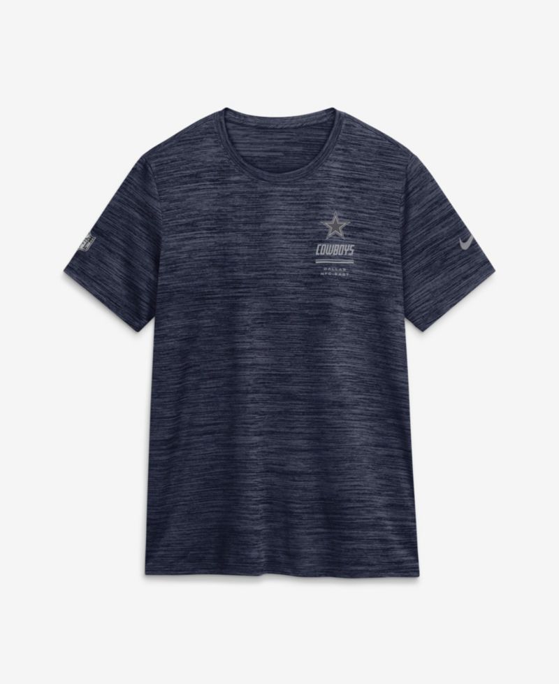 Women's Navy Dallas Cowboys Sideline Velocity Dri-FIT T-Shirt