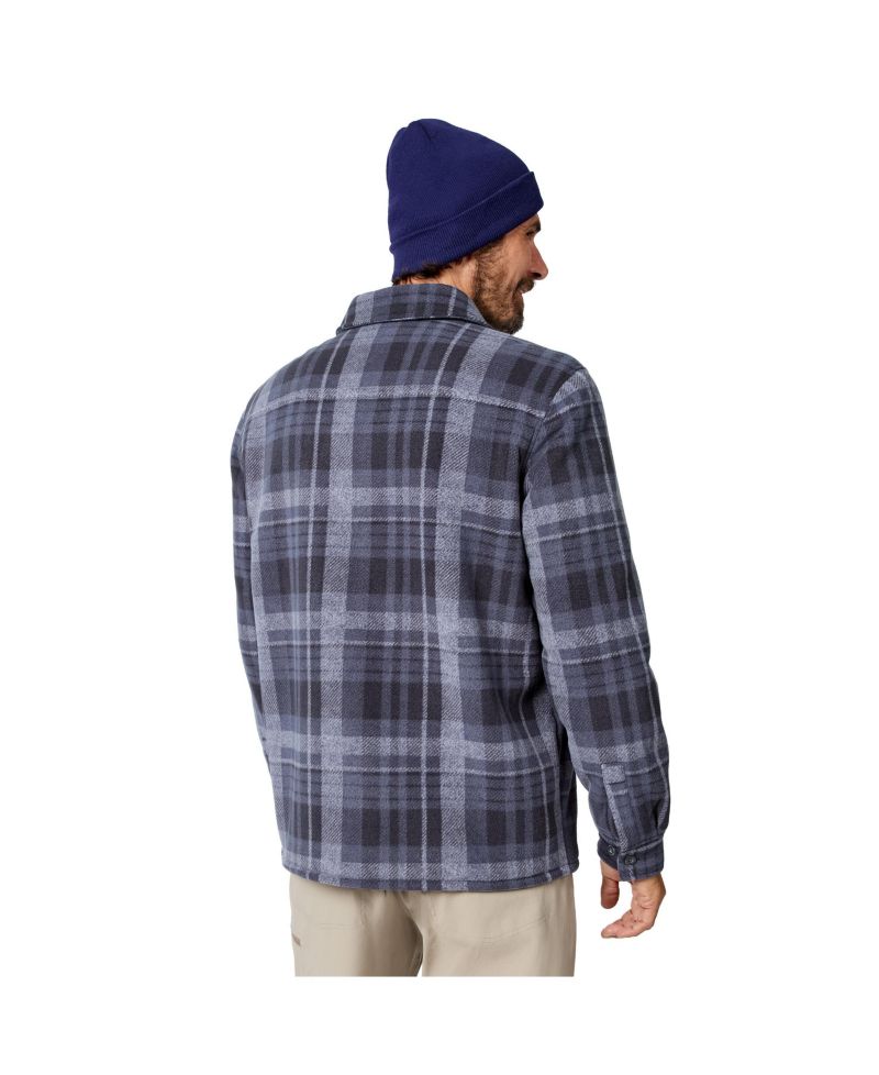 Men's Mountain Peak Chill Out Fleece Sherpa-Lined Shirt Jacket