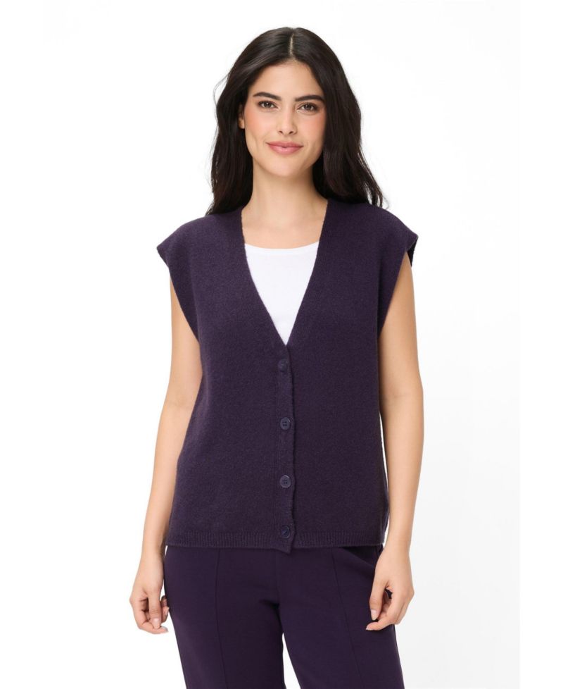 Women's Cropped Sweater Vest