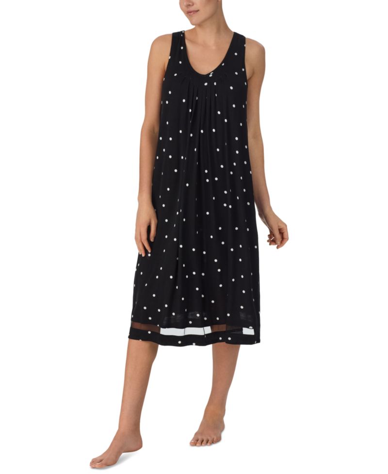 Women's Printed Sleeveless Night Gown