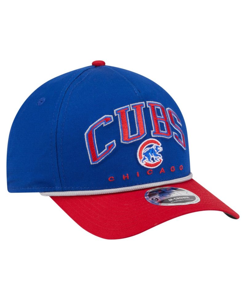 Men's Royal/Red Chicago Cubs Arch 9FORTY A-Frame M-Crown Adjustable Hat