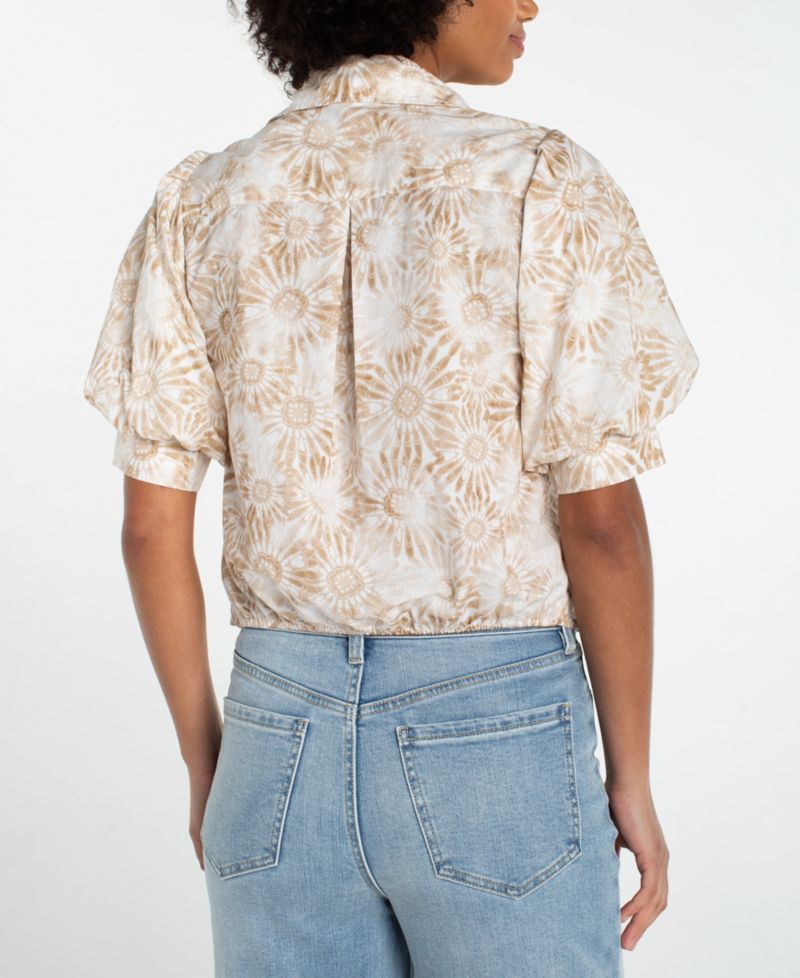 Petite Puff-Sleeve Shirt
