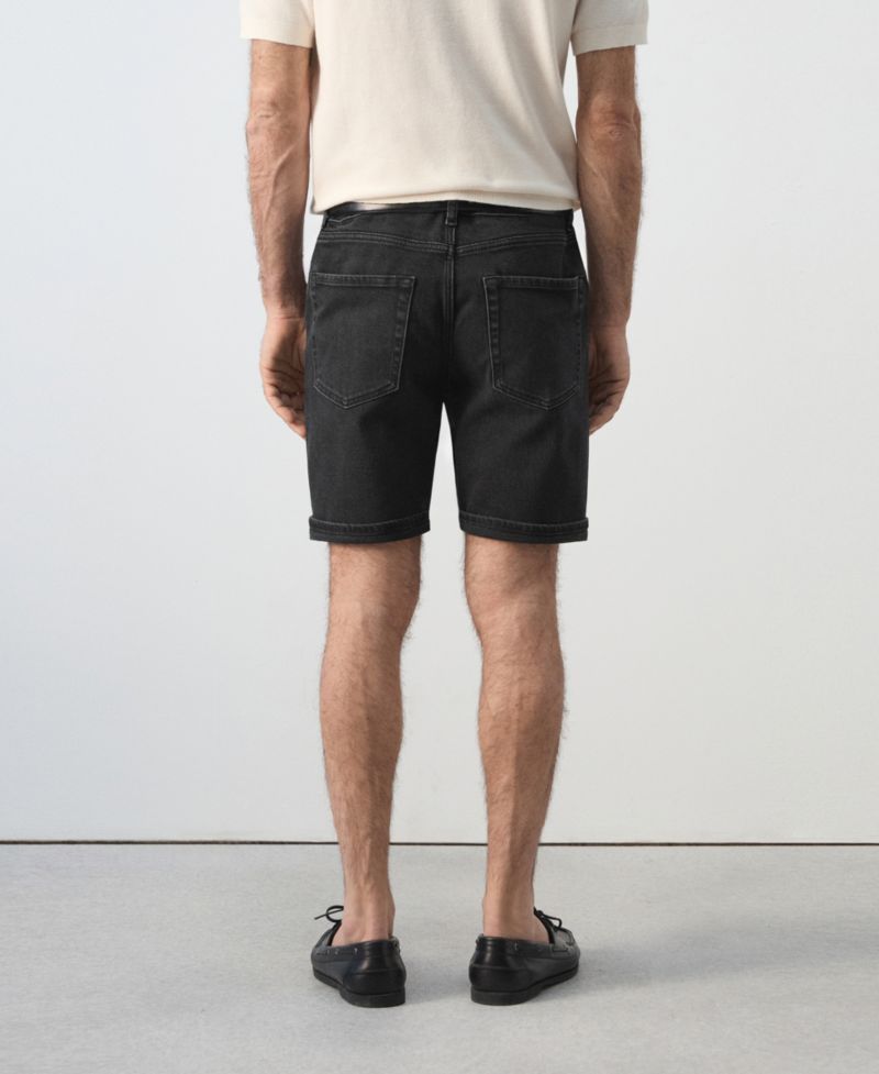 Men's Slim-Fit Cuffed 9.45" Bermuda Shorts