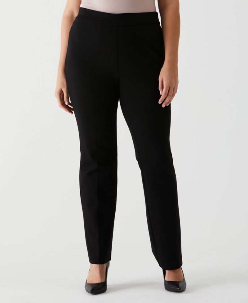 Plus Size Boot Cut Pull-on Pants