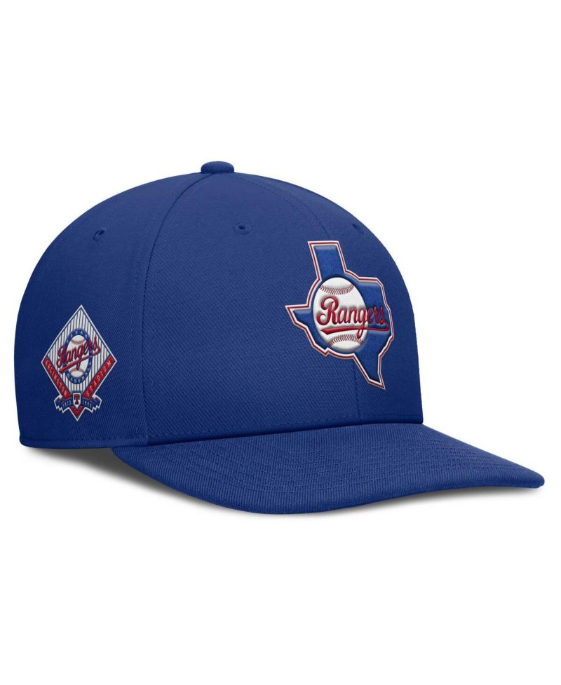 Men's Royal Texas Rangers Pro Performance Snapback Hat