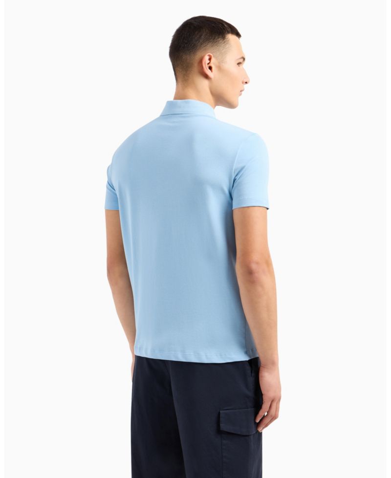 Men's Regular Fit With Patch Logo Polo Shirt