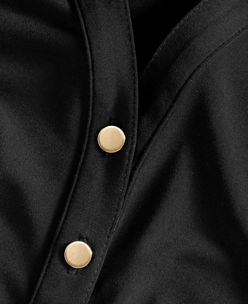 Plus Size V-Neck Long-Sleeve Top