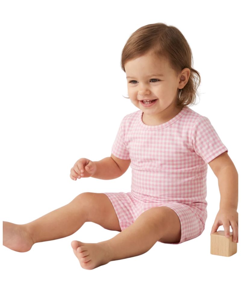 Baby Girls Sugar Gingham Pajama Set