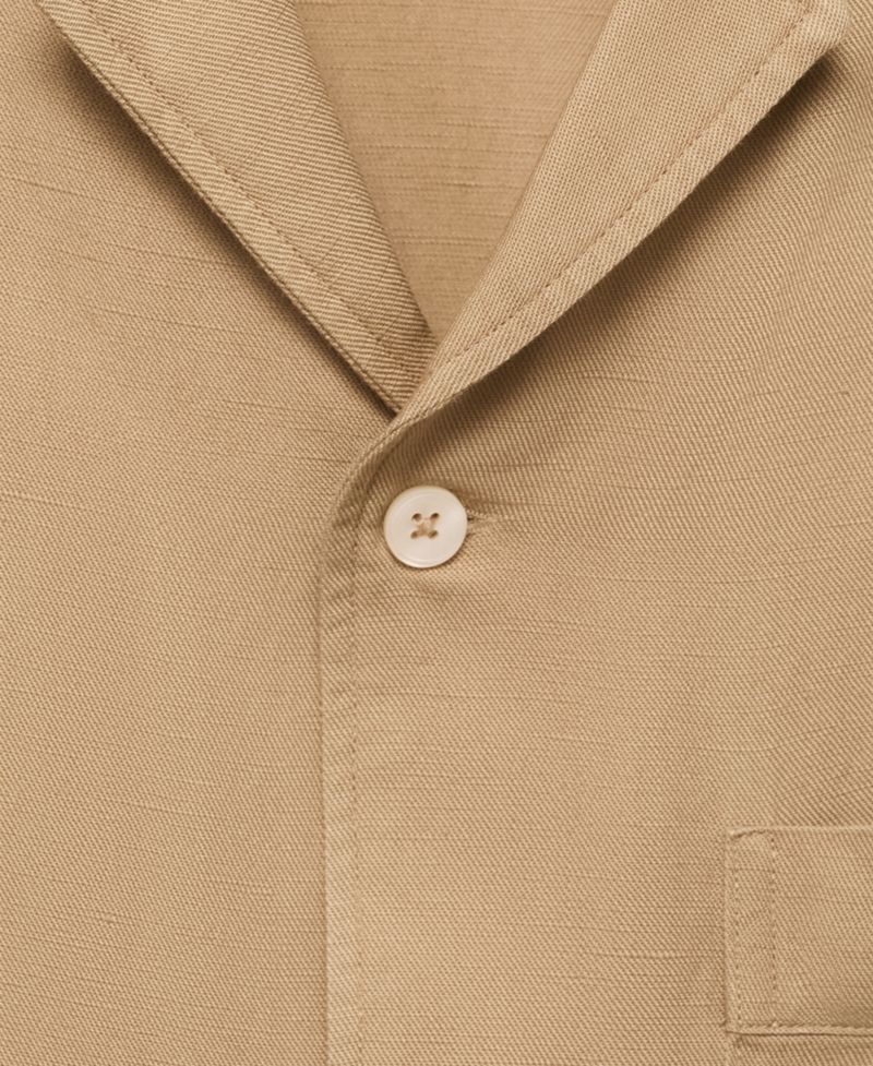 Men's Regular-Fit Linen Blend Shirt