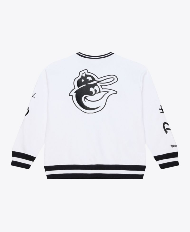 Men's White Baltimore Orioles Arctic Fleece Sweatshirt