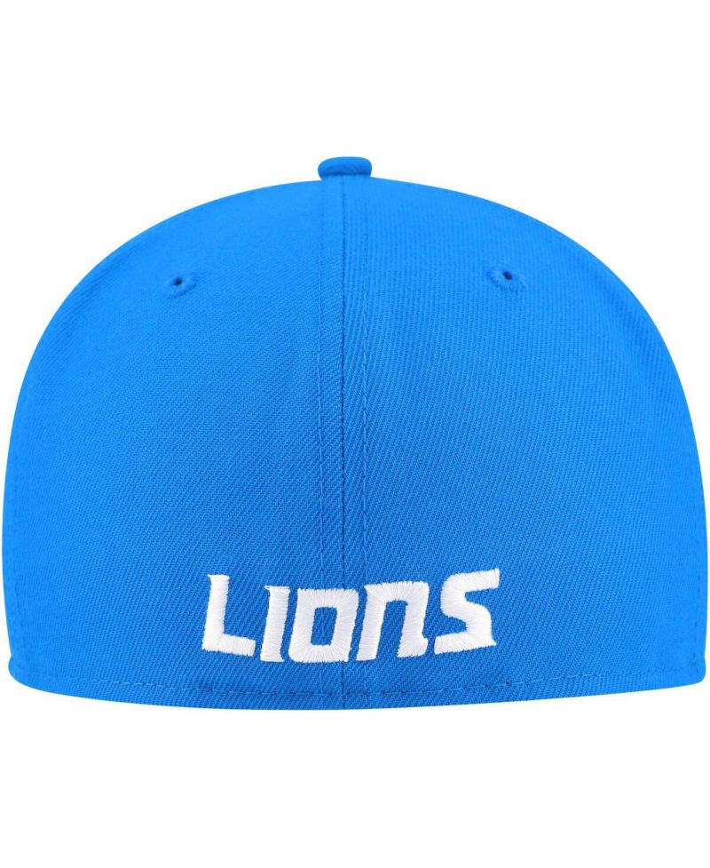 Men's Blue Detroit Lions Team Basic 59FIFTY Fitted Hat