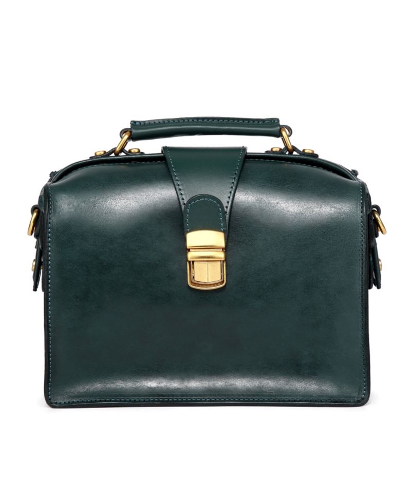 Women's Genuine Leather Doctor Transport Satchel Bag