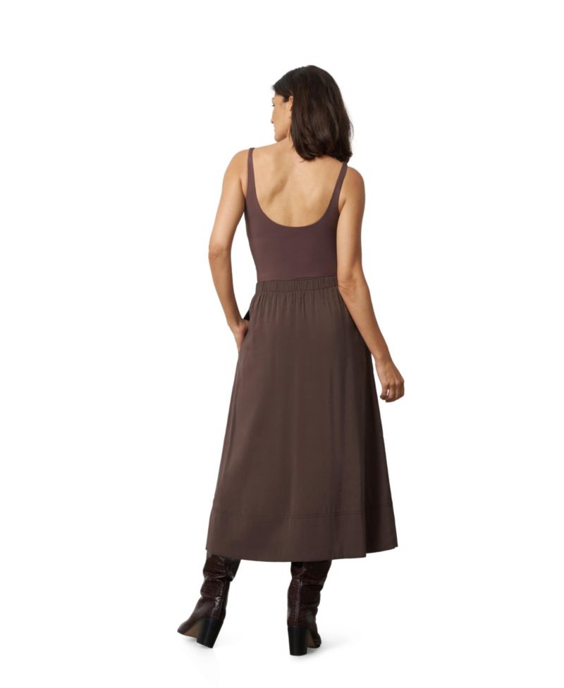 Women's Pull-On Midi Skirt