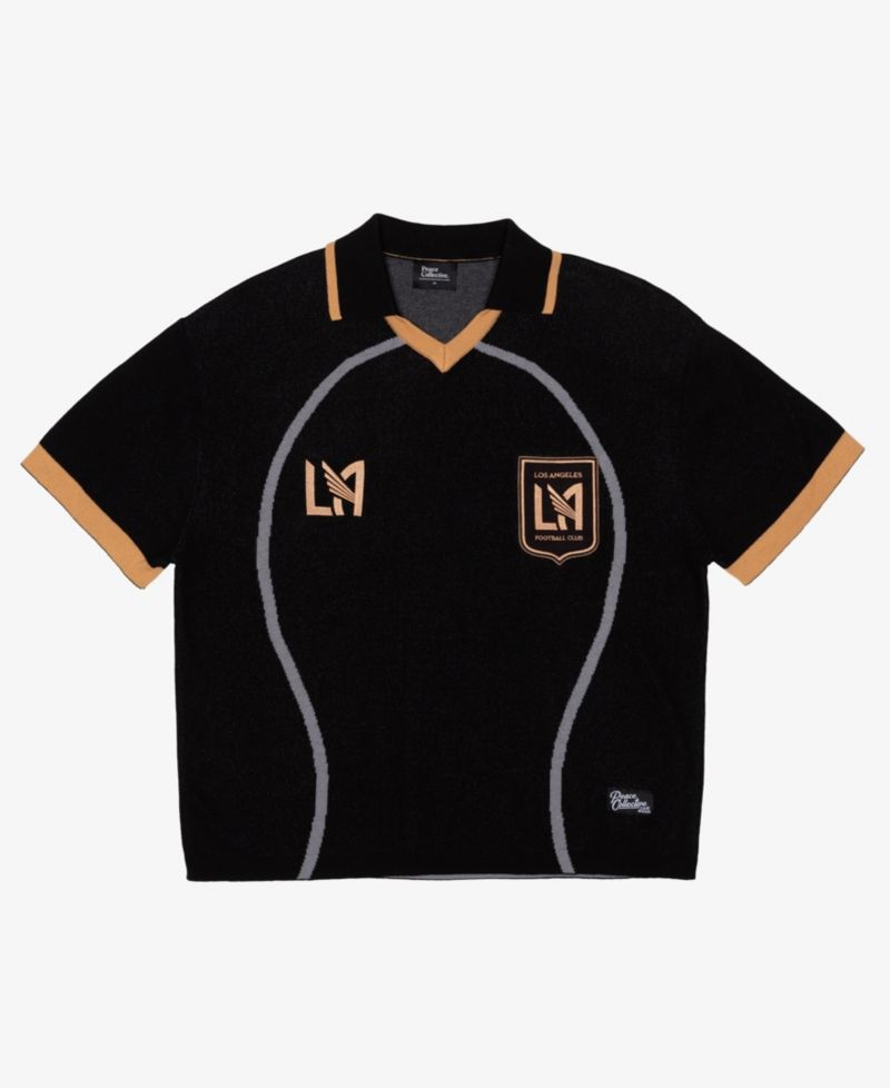 Men's and Women's Black LAFC Team Crest Knit Jersey