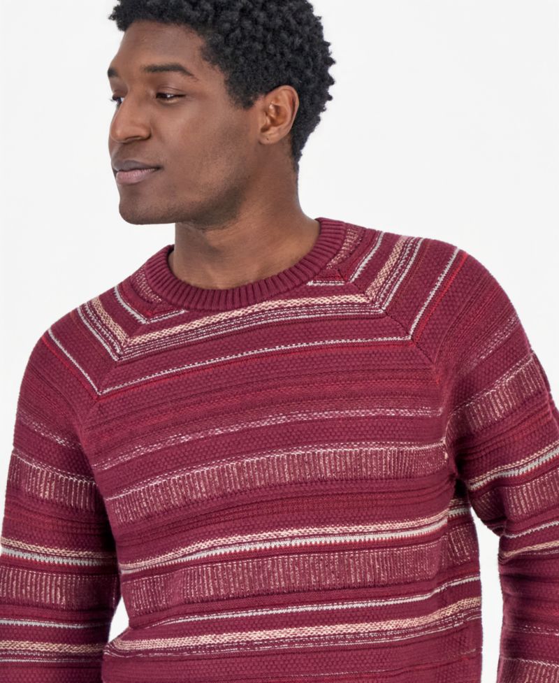 Men's Raglan-Seam Crewneck Sweater
